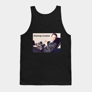 Barney Stinson Challenge Accepted Tank Top